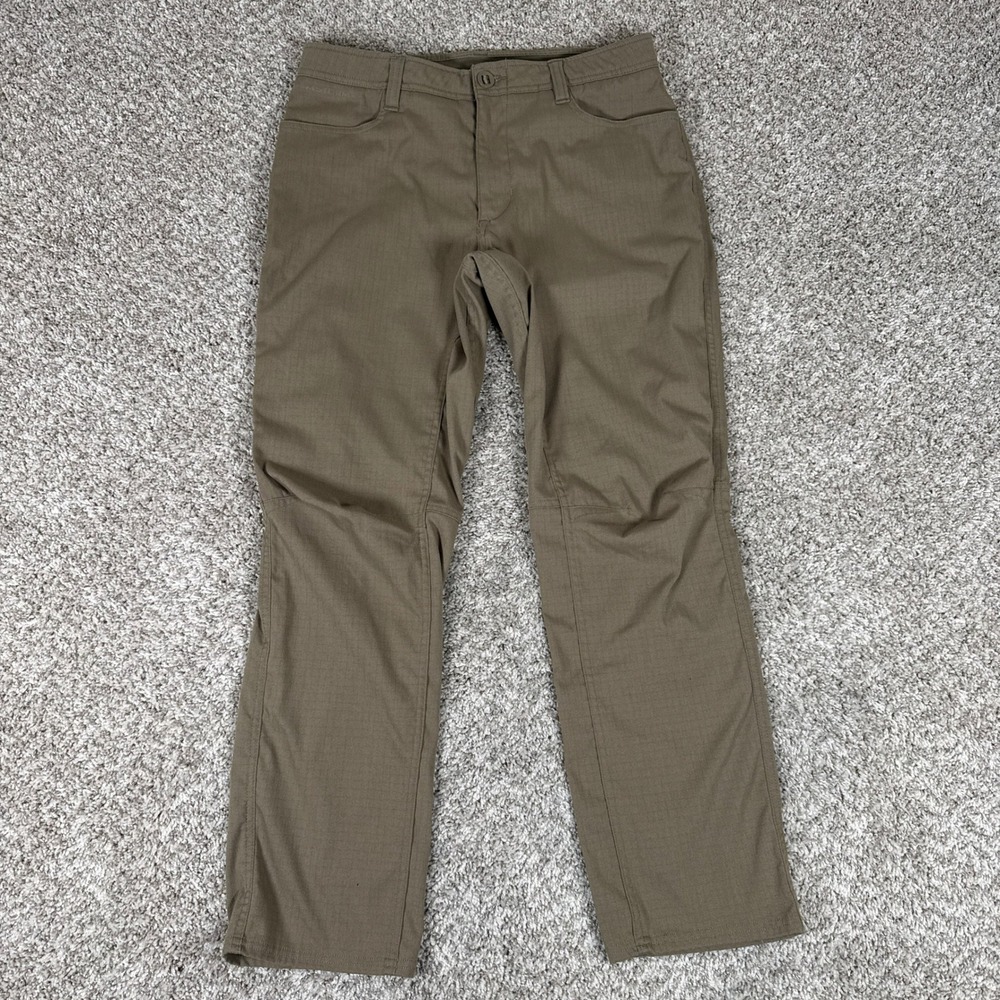 Under Armour Enduro Tactical Pants Mens 34x30 Brown Ripstop Loose Gorpcore